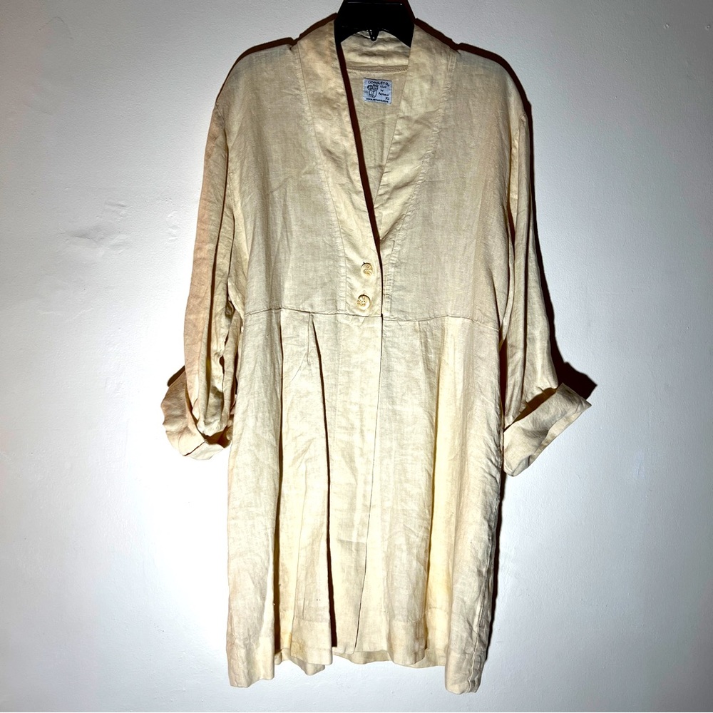 Completo Lino by Arthurio flax linen tunic with pockets
